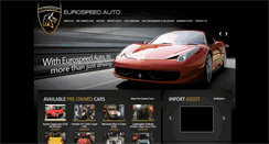 Desktop Screenshot of eurospeed.com.sg